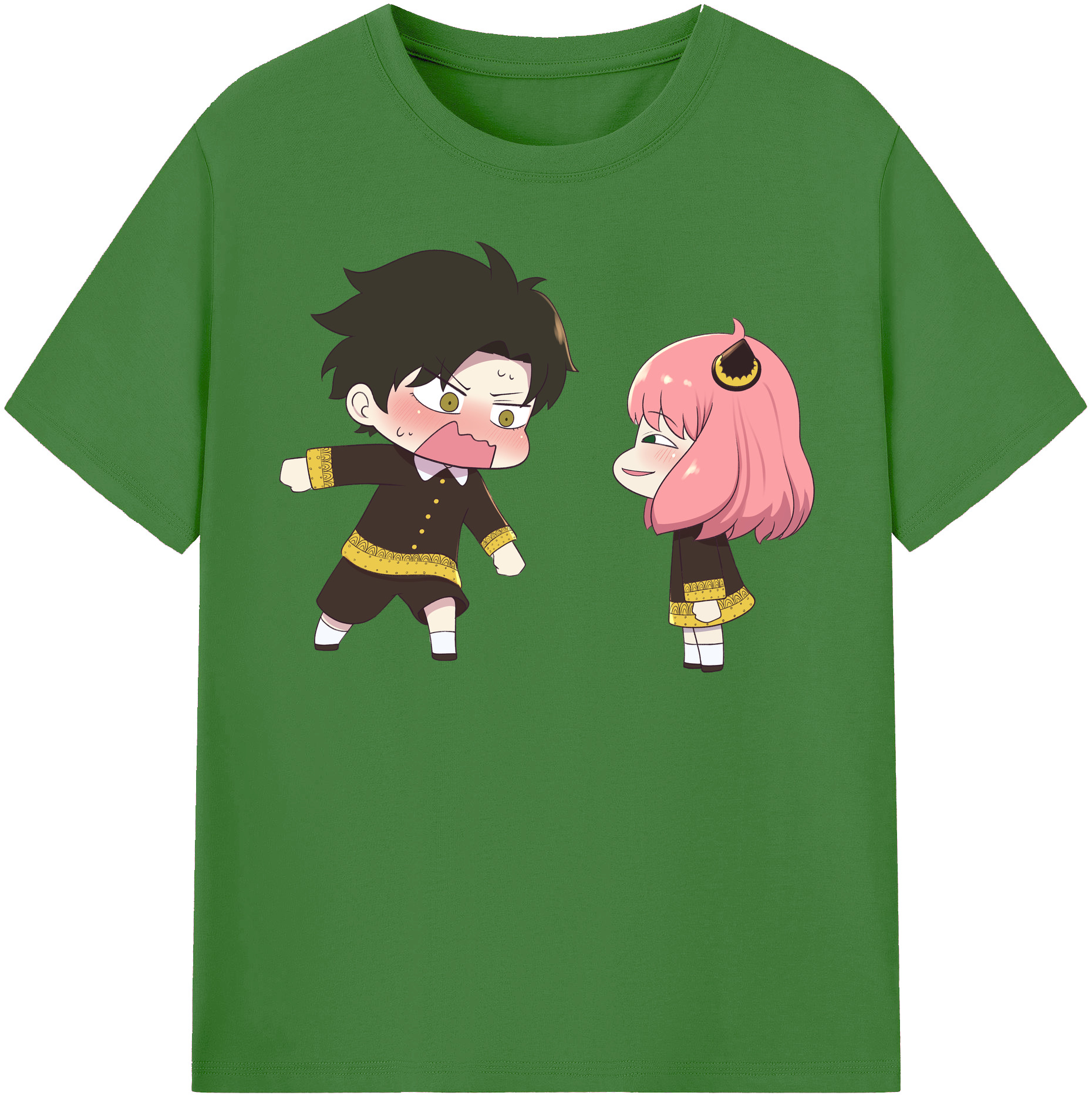 （画像用） SPY×FAMILY间谍家家酒 レディースカジュアルプリントTシャツ（綿100％）